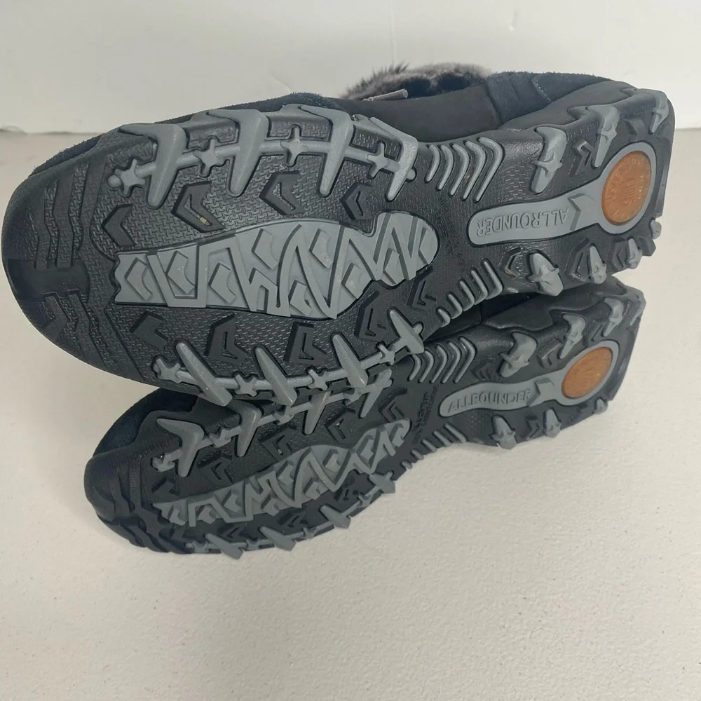 Mephisto  Allrounder Women's Nabuka Tex Black Suede/G Nubuck Sz 10